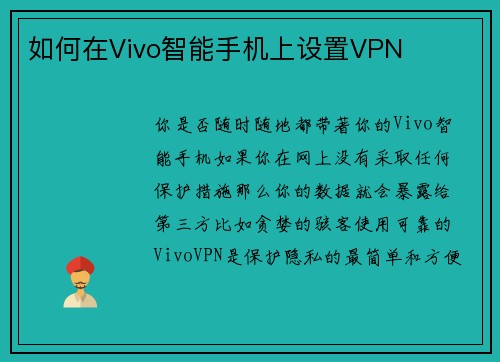 如何在Vivo智能手机上设置VPN
